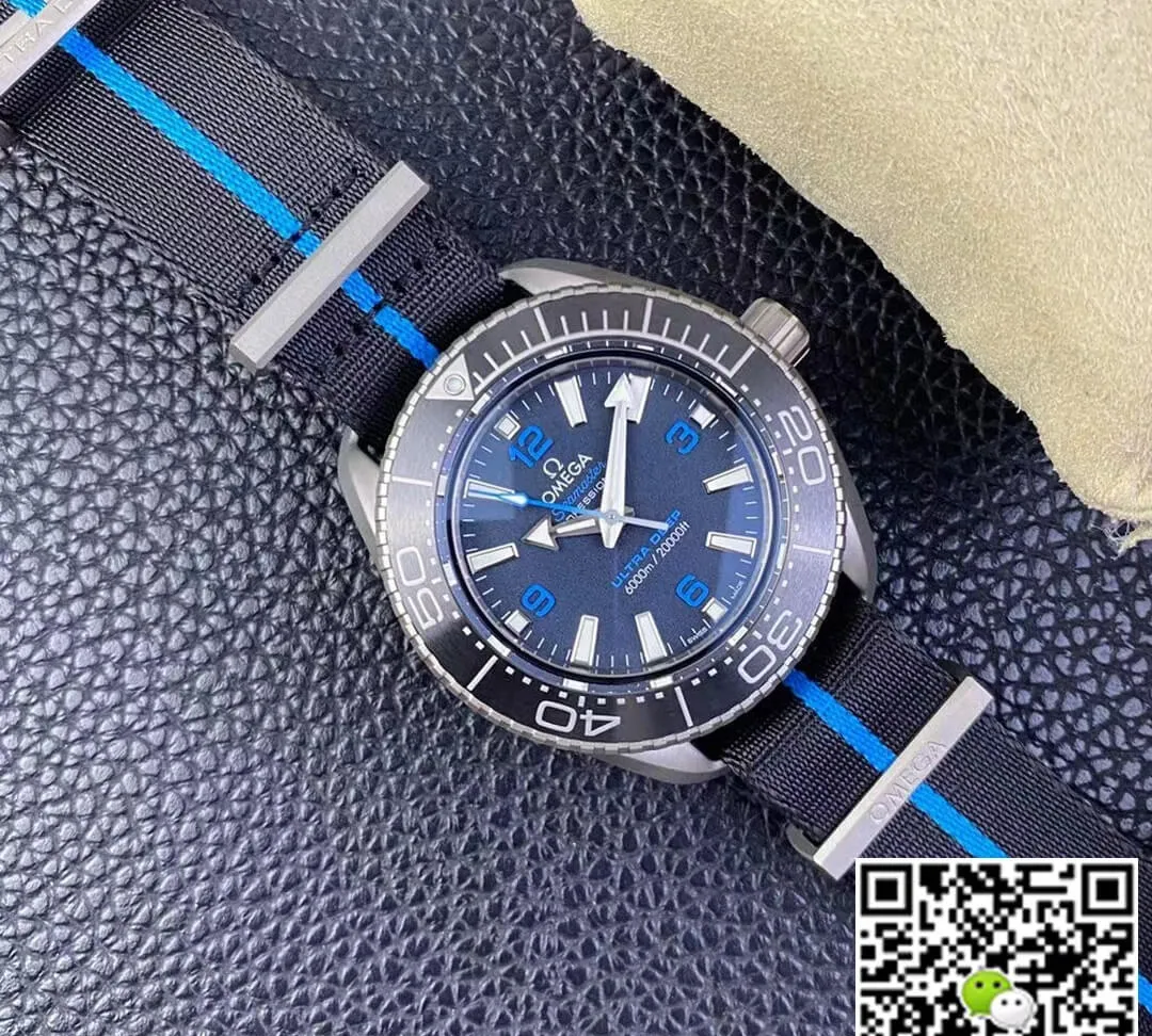 Omega Seamaster 215.92.46.21.01.001 VS Factory 1:1 Best Edition Replica Watch Black Bezel